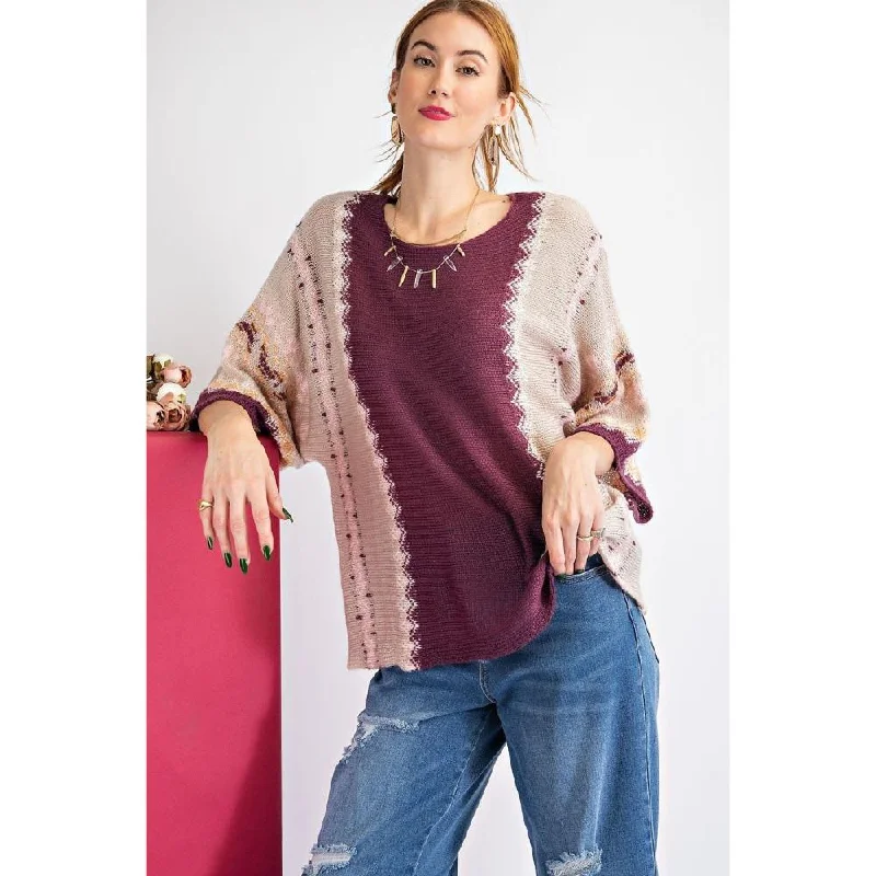 Weekend Bargains to Love Multi Color Thread Sweater